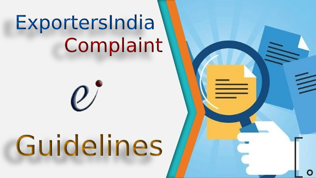 ExportersIndia Complaint Guidelines